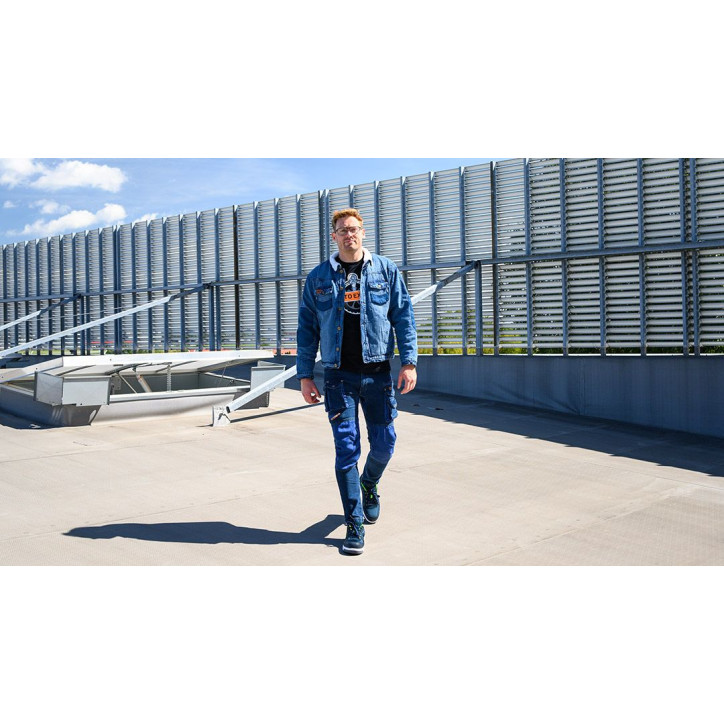 Zateplená džínsová bunda DENIM, veľkosť XXL