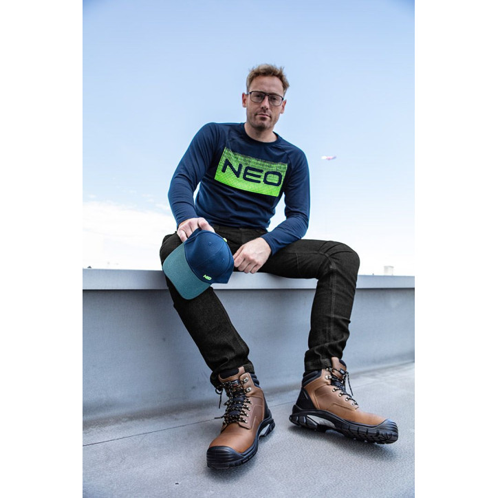 Pracovné nohavice s 5 vreckami DENIM čierne, veľkosť XXL