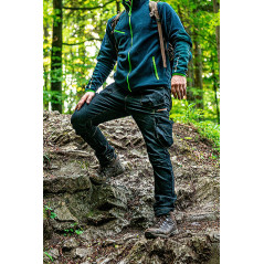 Prémiová pracovná mikina fleece, výstuhy z Cordury, veľkosť S