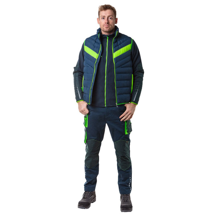 Prémiová pracovná mikina fleece, výstuhy z Cordury, veľkosť S