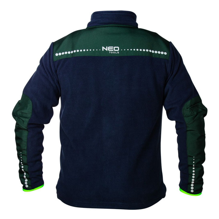 Prémiová pracovná mikina fleece, výstuhy z Cordury, veľkosť S