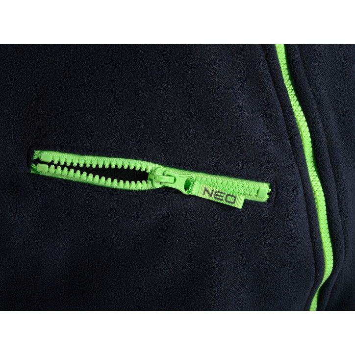 Prémiová pracovná mikina fleece, výstuhy z Cordury, veľkosť S
