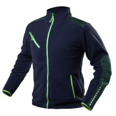 Prémiová pracovná mikina fleece, výstuhy z Cordury, veľkosť XXL