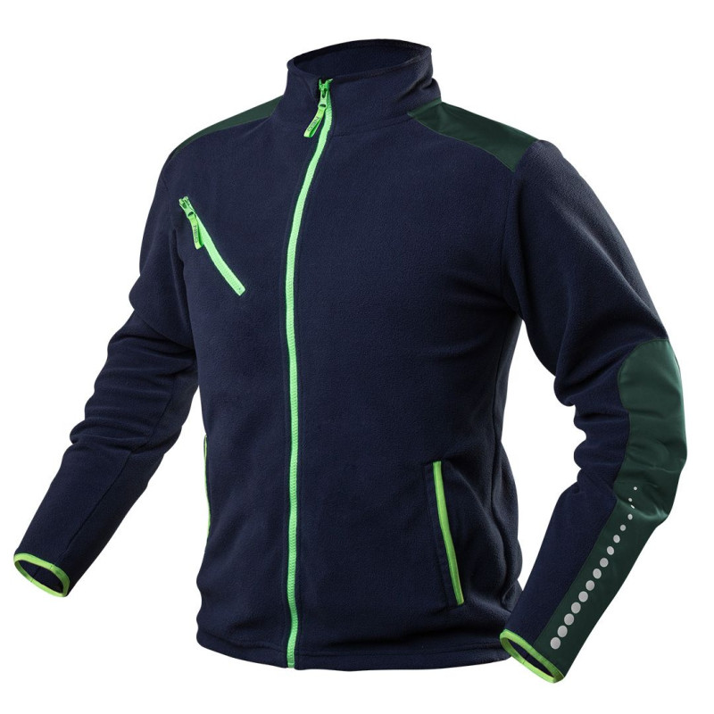 Prémiová pracovná mikina fleece, výstuhy z Cordury, veľkosť XXL
