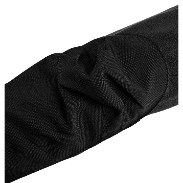 Prémiová pracovná mikina fleece, výstuhy z Cordury, čierna, veľkosť L