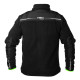 Prémiová pracovná mikina fleece, výstuhy z Cordury, čierna, veľkosť XXL