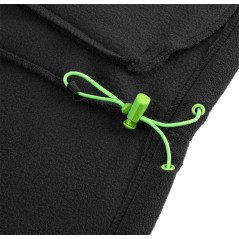 Prémiová pracovná mikina fleece, výstuhy z Cordury, čierna, veľkosť XXL