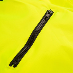 Zateplená pracovná bunda reflexná výstražná žltá, veľkosť XL