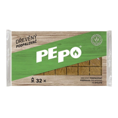 Drevený podpaľovač 32 ks podpalkov