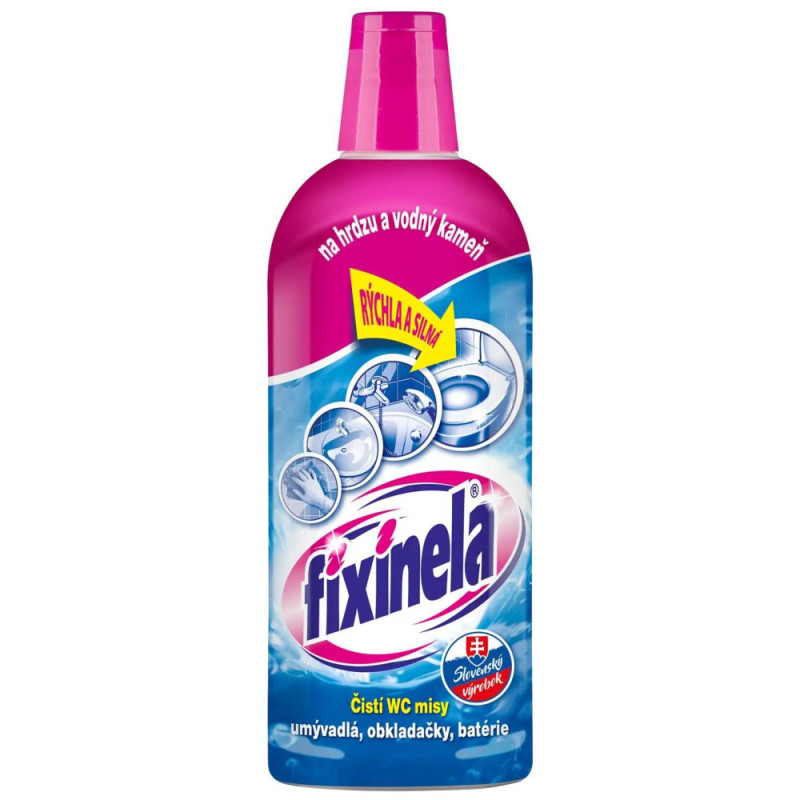 Tekutý čistič WC, umývadiel Fixinela, 500 ml Tekutý čistič WC, umývadiel Fixinela, 500 ml