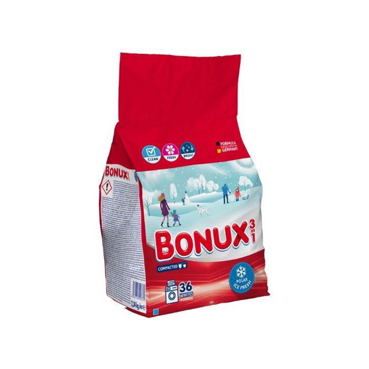Prací prášok 3v1 Polar Ice Fresh 2,34 kg