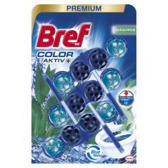 WC blok Bref Premium Color Aktiv+ 3x 50 g