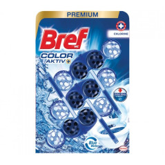 WC blok Bref Premium Color Aktiv+ 3x 50 g