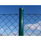 Stĺpik poplastovaný (BPL) ZN+PVC 48x1,5x2500, zelený