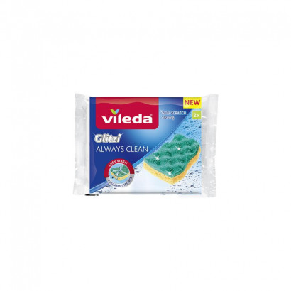 Hubka na riad Glitzi Always Clean viskózna, v balení 2 ks
