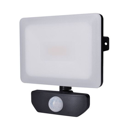 LED reflektor so senzorom Quick 20 W, IP44, čierny