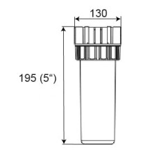 Odpieskovací filter veľkosť 5"