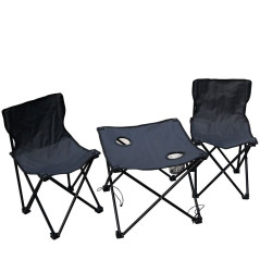 Kempingový nábytok Camping Antracit