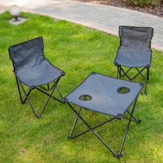 Kempingový nábytok Camping Antracit