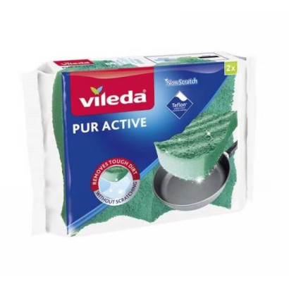 Hubka na riad PUR Active stredná, 2 ks