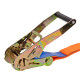 Upínací popruh s račňou a dvojitým hákom dvojdielny 8 m x 50 mm / 5 T