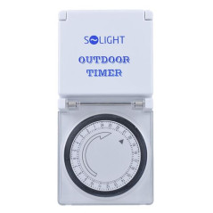 Časový spínač vonkajší, 24 hodín