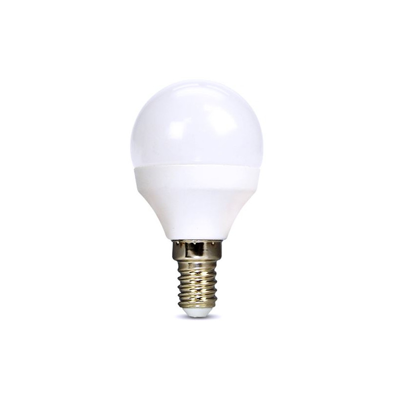 LED žiarovka E14, 6 W, 3000 K, 510 lm, miniglobe