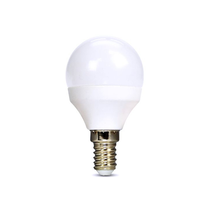 LED žiarovka E14, 6 W, 3000 K, 510 lm, miniglobe