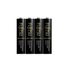 Prednabité aku batérie 1,2 V R03/AAA, 900 mAh Black, 4 ks v blistri