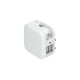 Nabíjací adaptér 2x USB, auto DC 12 V/zásuvka AC 230 V