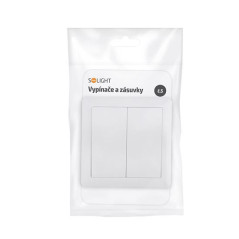 Vypínač Slim č.5 sériový lustrový IP20, biely