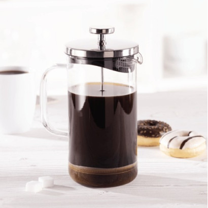 Kanvica na prípravu kávy French press alebo čaju 1 liter