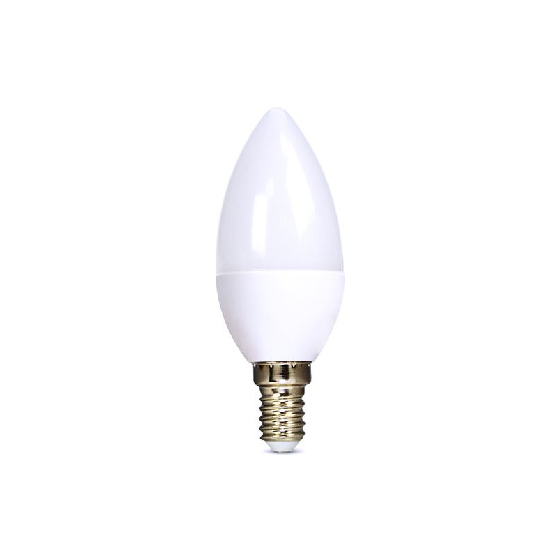 LED žiarovka E14, 6 W, 3000 K, 510 lm, sviečka
