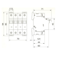Istič 6 A/1 P B 10 kA PR61 B6