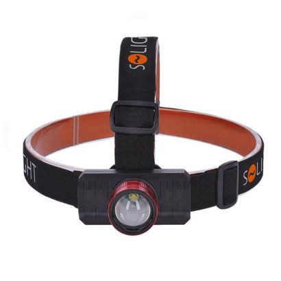 LED čelové nabíjacie svietidlo, 3 W, 150 lm, zoom