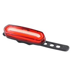 LED nabíjacie zadné svetlo na bicykel, 3 W COB