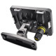 LED reflektor Quick, 10 W, 850 lm, 4000 K, IP65, čierny