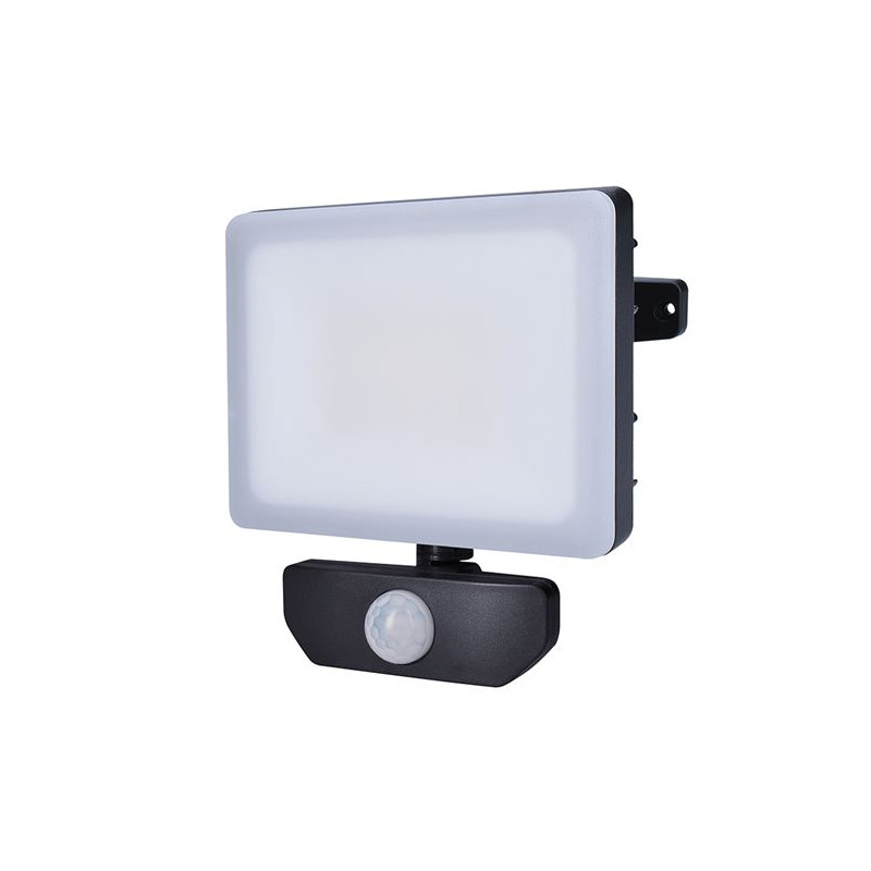 SOLIGHT LED reflektor Quick so senzorom, 30 W, 2550 lm, 4000 K, IP44, čierny