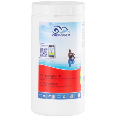 Prípravok do bazéna pH plus granulát, 1 kg