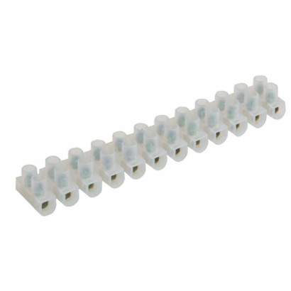 Svorkovnica instalačná, prierez 4 mm2, biela