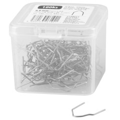 Spájacie spony pre pištoľ na zváranie plastov, vnútorný uhol 0,8 mm, 100 ks