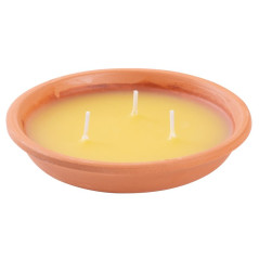 Repelentná sviečka 80 g Citronella 125x30 mm, terakota