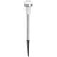 Solárna lampa 37,3 cm Garden strieborná, 2x LED