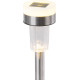 Solárna lampa 37,3 cm Garden strieborná, 2x LED