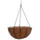 Závesný kvetináč 35x35x17 cm LC-CocoH-24, s retiazkou a háčikom