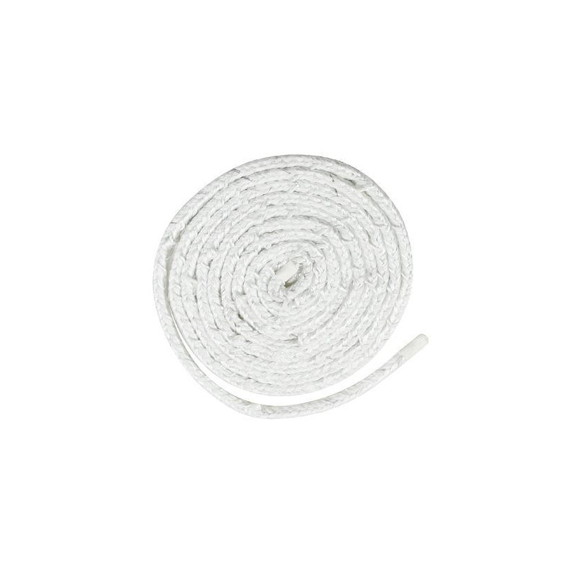 Tesniaca šnúra 10 mm x 2 m na sklo, dvierka na krby, biela