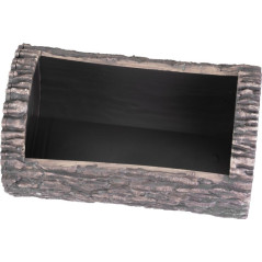 Plastový kvetináč kmeň 35x22 cm Woodeff walnut