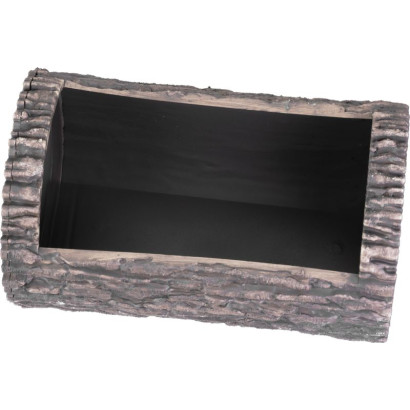 Plastový kvetináč kmeň 35x22 cm Woodeff walnut