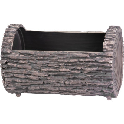 Plastový kvetináč kmeň 35x22 cm Woodeff walnut
