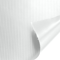 DEMA Krycia páska na plotový panel PVC 35x0,19 m, biela
